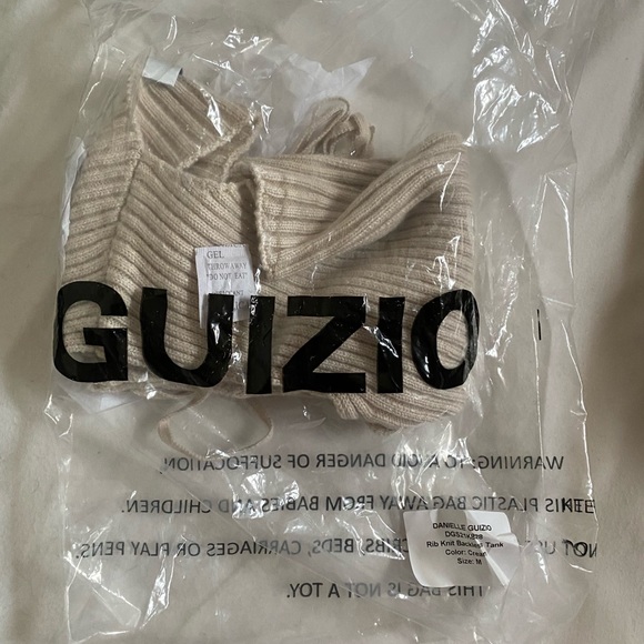 SOLD Danielle Guizio Rib Knit Tie Pants & Tank - Picture 7 of 8